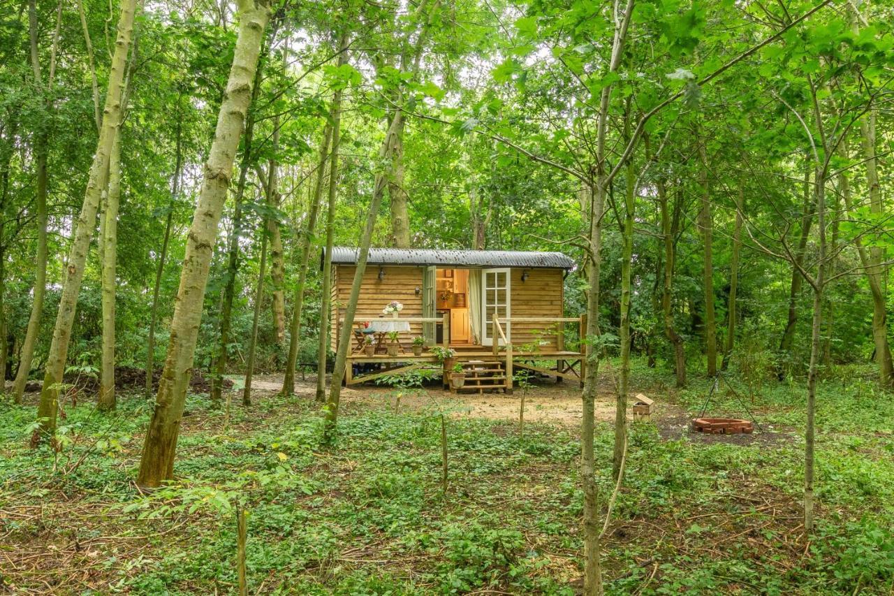 Woodland Retreat Shepherds Hut Villa Brundish Eksteriør bilde